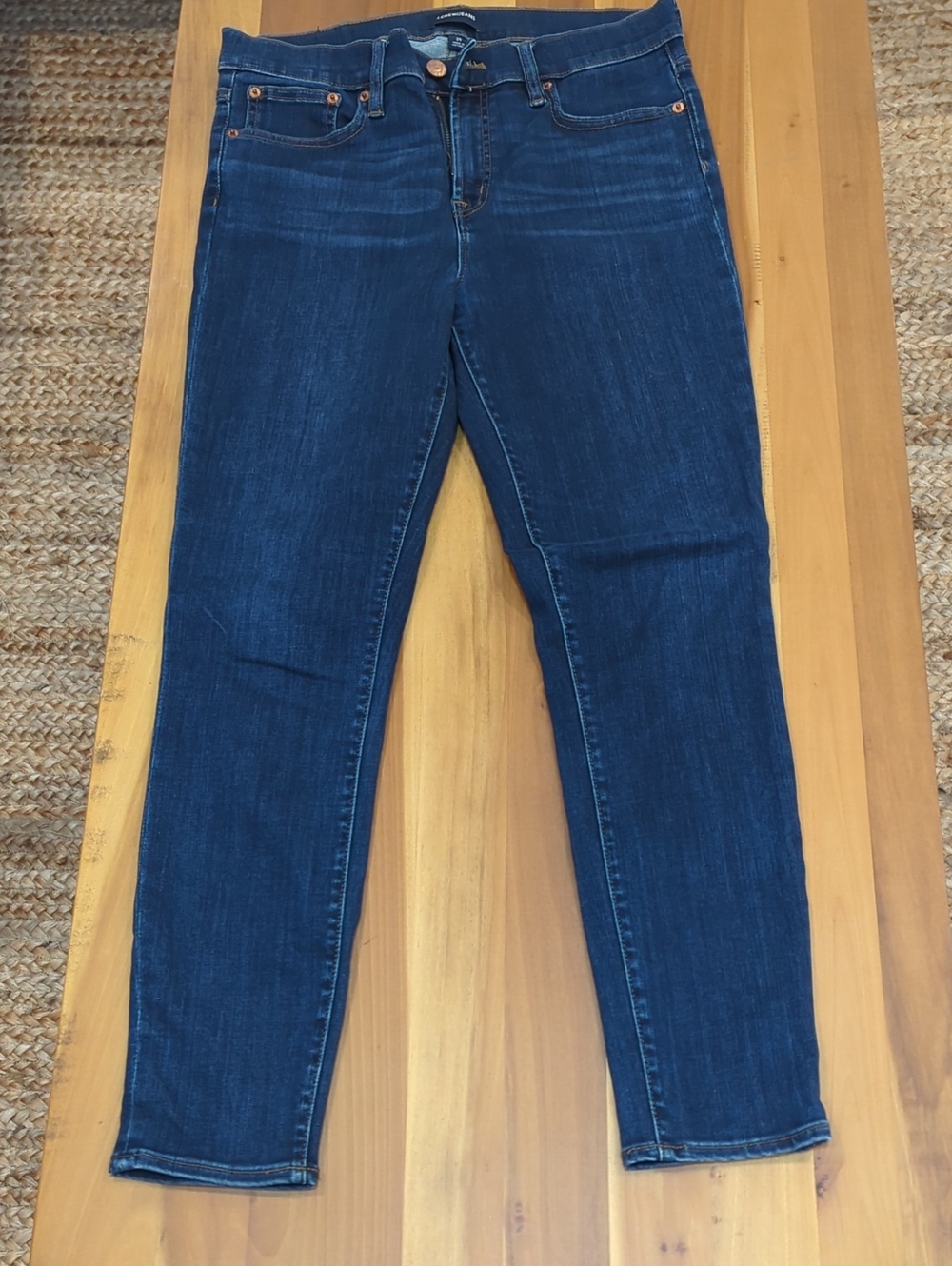 J. Crew 9in High Rise Toothpick Jeans Size 29